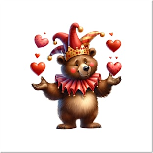 Valentine Love Bear Posters and Art